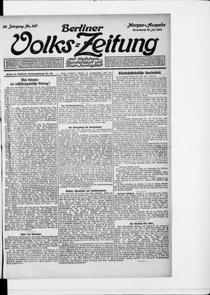 Berliner Volkszeitung vom 16.07.1910