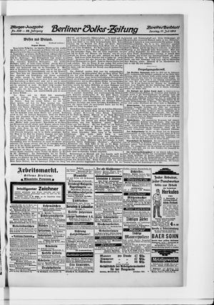 Berliner Volkszeitung vom 17.07.1910