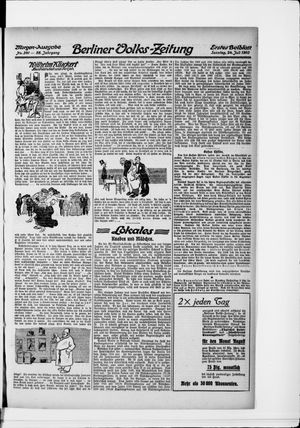 Berliner Volkszeitung vom 24.07.1910