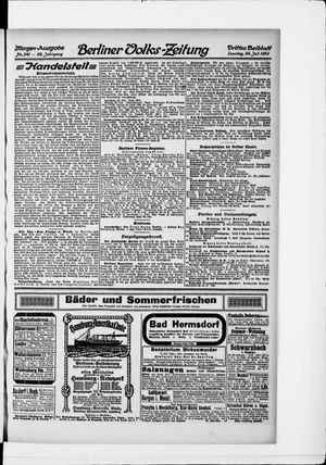 Berliner Volkszeitung on Jul 24, 1910