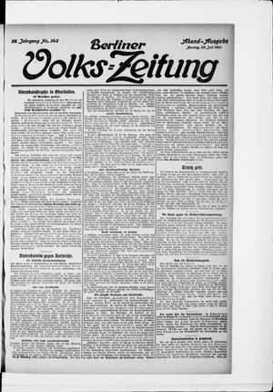Berliner Volkszeitung vom 25.07.1910
