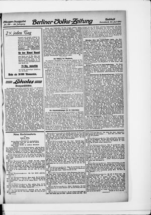 Berliner Volkszeitung vom 30.07.1910