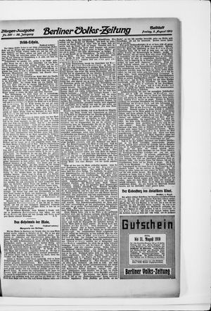 Berliner Volkszeitung vom 05.08.1910