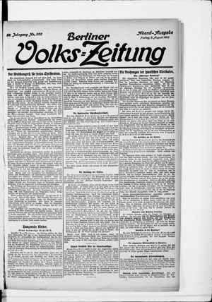 Berliner Volkszeitung vom 05.08.1910