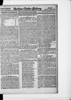 Berliner Volkszeitung vom 10.08.1910