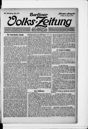 Berliner Volkszeitung vom 12.08.1910