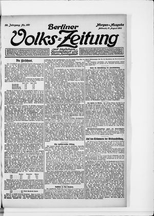 Berliner Volkszeitung vom 17.08.1910