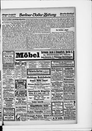Berliner Volkszeitung vom 21.08.1910