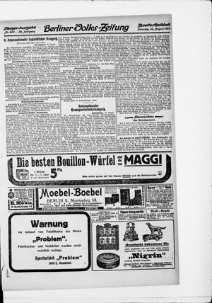 Berliner Volkszeitung vom 30.08.1910