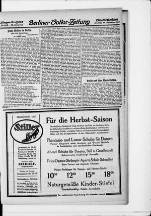 Berliner Volkszeitung vom 25.09.1910