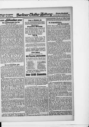 Berliner Volkszeitung vom 29.09.1910
