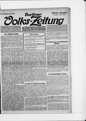 Berliner Volkszeitung vom 04.10.1910