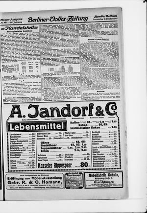 Berliner Volkszeitung vom 06.10.1910