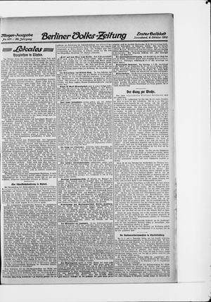 Berliner Volkszeitung vom 08.10.1910
