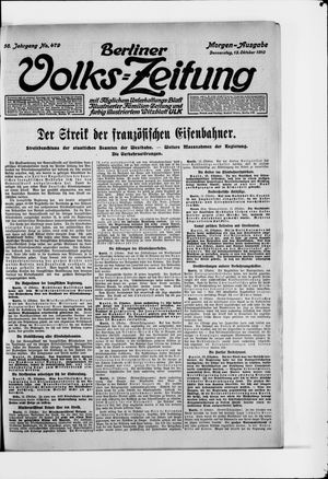 Berliner Volkszeitung vom 13.10.1910