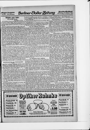 Berliner Volkszeitung vom 13.10.1910