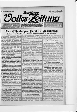 Berliner Volkszeitung vom 14.10.1910