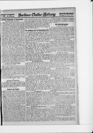 Berliner Volkszeitung vom 16.10.1910