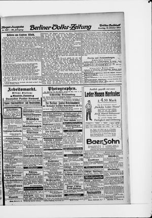 Berliner Volkszeitung vom 16.10.1910