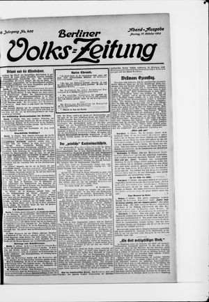 Berliner Volkszeitung vom 17.10.1910
