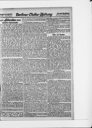 Berliner Volkszeitung vom 19.10.1910