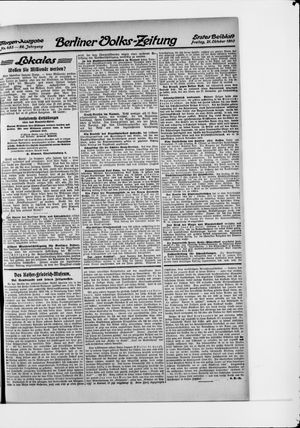 Berliner Volkszeitung on Oct 21, 1910