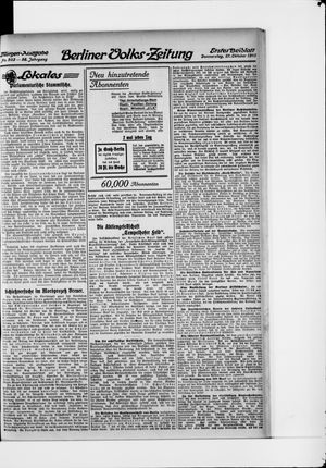 Berliner Volkszeitung vom 27.10.1910