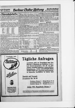 Berliner Volkszeitung vom 03.11.1910