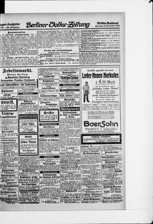 Berliner Volkszeitung vom 06.11.1910