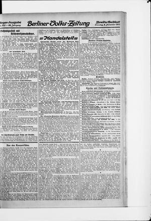 Berliner Volkszeitung vom 08.11.1910