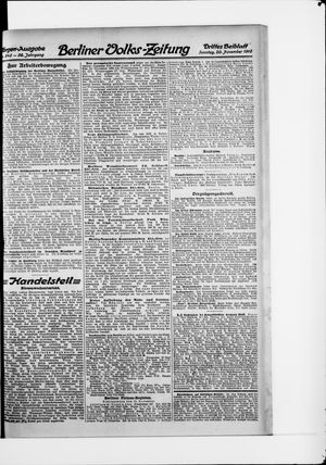 Berliner Volkszeitung vom 20.11.1910