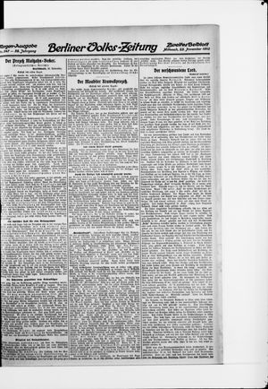 Berliner Volkszeitung vom 23.11.1910