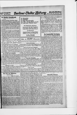 Berliner Volkszeitung vom 24.11.1910