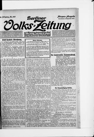 Berliner Volkszeitung vom 03.12.1910