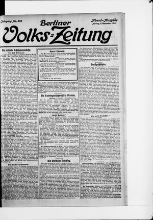 Berliner Volkszeitung vom 05.12.1910