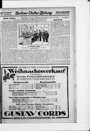 Berliner Volkszeitung vom 11.12.1910