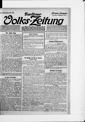Berliner Volkszeitung vom 13.12.1910