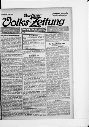 Berliner Volkszeitung vom 16.12.1910