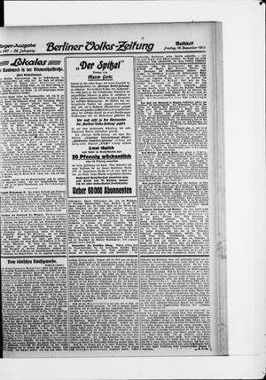 Berliner Volkszeitung vom 16.12.1910