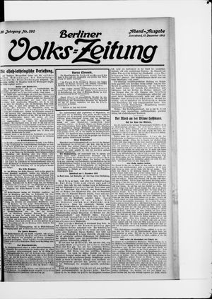 Berliner Volkszeitung on Dec 17, 1910