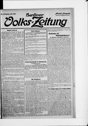 Berliner Volkszeitung vom 19.12.1910