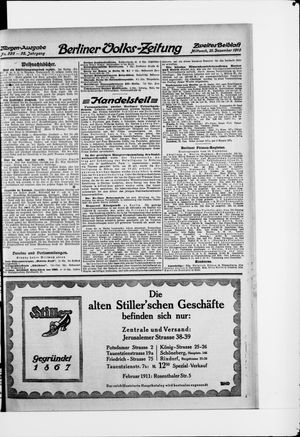 Berliner Volkszeitung vom 21.12.1910