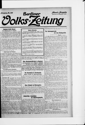 Berliner Volkszeitung vom 21.12.1910