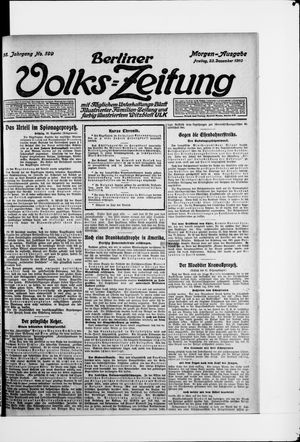 Berliner Volkszeitung vom 23.12.1910