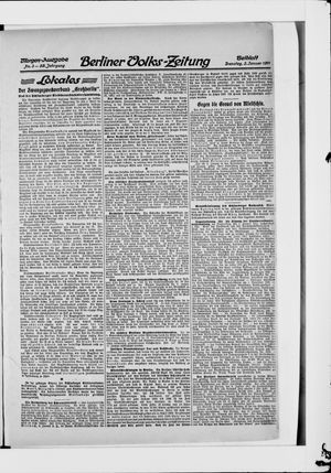 Berliner Volkszeitung on Jan 3, 1911