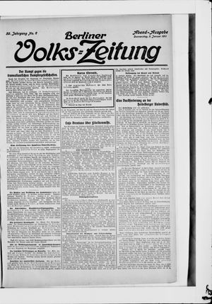 Berliner Volkszeitung vom 05.01.1911