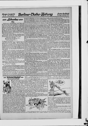 Berliner Volkszeitung on Jan 8, 1911