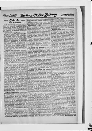 Berliner Volkszeitung vom 11.01.1911