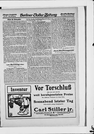 Berliner Volkszeitung vom 17.01.1911