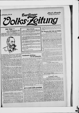 Berliner Volkszeitung on Jan 31, 1911